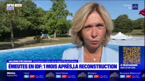 Emeutes en Ile-de-France: Valérie Pécresse fait le point sur les reconstructions