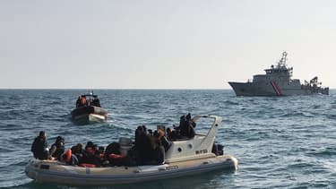 Une opération de sauvetage en mer en 2019.