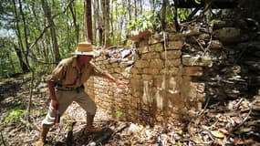 Une cité maya oubliée pendant des siècles dans la jungle a été récemment découverte dans l'est du Mexique par des archéologues qui espèrent recueillir des indices sur les causes de la disparition de cette civilisation il y a un millier d'années. /Photo pr