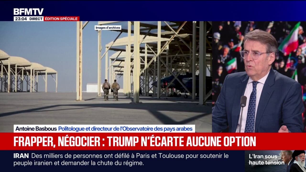 Tensions États-Unis/Iran: "À l'issue de cette affaire, il y aura un vainqueur et un vaincu", explique Antoine Basbous, directeur de l'Observatoire des pays arabes Kép