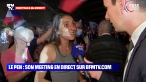 Pour cette militante du RN, "il y a cinq ans ce n'était pas le bon moment, mais maintenant Marine Le Pen est prête"