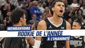  NBA - "Who else ?", Wembanyama élu rookie de l'année à l'unanimité (le 6e dans l'histoire)