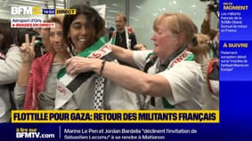 Flottille pour Gaza: quatorze Français expulsés d'Israël, dont Rima Hassan, ont atterri à Orly