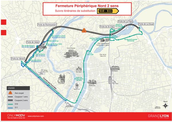 Plusieurs déviations ont été mises en place Plusieurs déviations ont été mises en place
