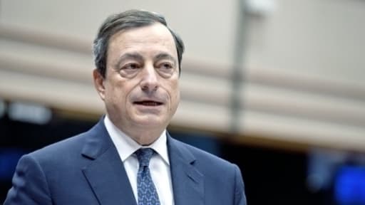 Mario Draghi s'exprime exceptionnellement depuis Paris, ce mercredi.