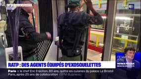 RATP: des agents sont désormais équipés d'exosquelettes pour les aider dans leurs tâches quotidiennes