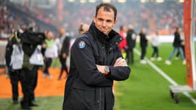 Régis Le Bris, entraîneur de Lorient, le 19 mai 2024