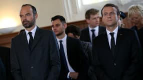 Edouard Philippe et Emmanuel Macron  le 26 juillet 2017. 