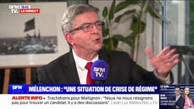 Jean-Luc Mélenchon : "Nous passons d’une situation de crise démocratique à une situation de crise de régime."