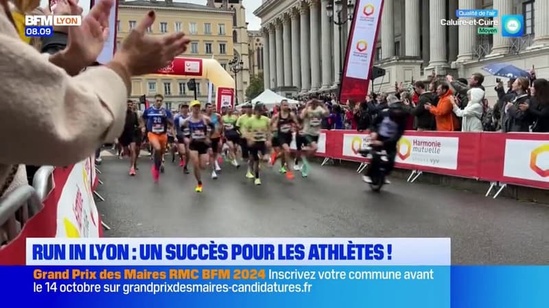 Lyon: un succès pour la course Run in Lyon ce dimanche