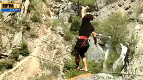 La slackline comme si vous y étiez