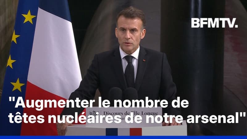 Dissuasion nucléaire: le discours d'Emmanuel Macron en intégralité