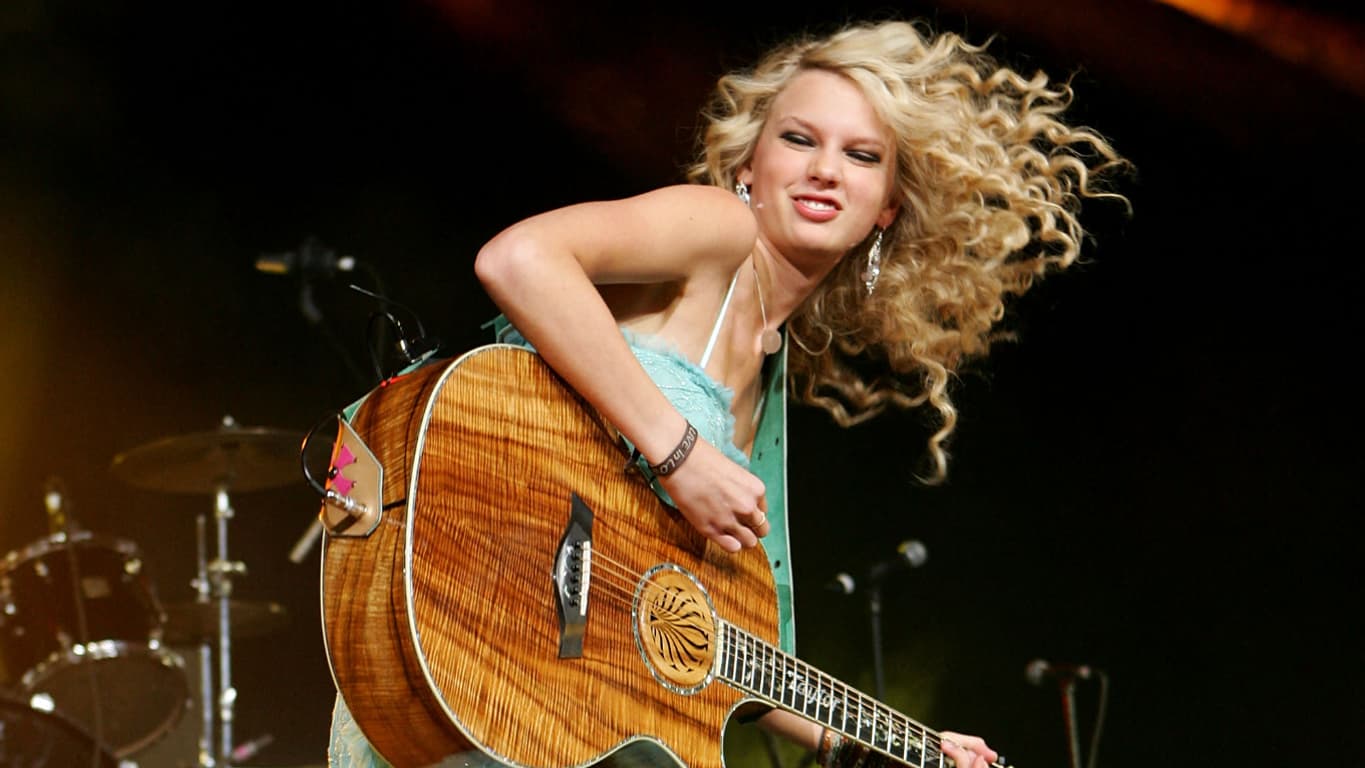 Taylor Swift à Las Vegas, le 15 mai 2007. 