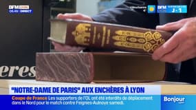 Lyon: une édition originale du roman Notre-Dame de Paris mise aux enchères