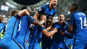 La joie des Bleus au Vélodrome