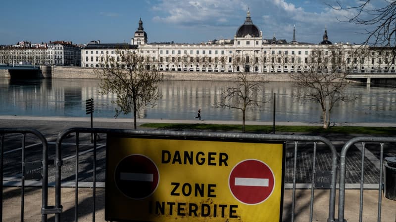 Pour lutter contre la propagation du coronavirus, les berges du Rhône sont désormais interdites d'accès