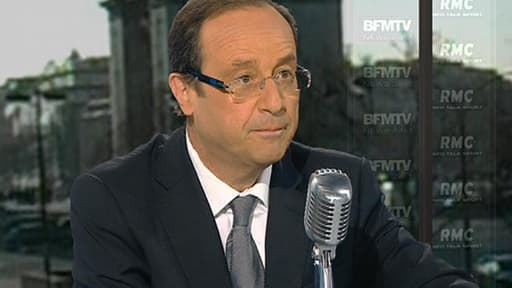 François Hollande sur BFMTV et RMC.
