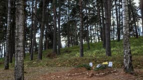 Les tombes de migrants morts en essayant de rejoindre la Pologne au cimetière musulman de Bohoniki. 18 novembre 2021
