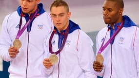 Kévin Sireau, Michaël D’Almeida et Grégory Baugé