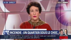 Incendie: il y avait "une moquette et des plastiques" pour la protéger des travaux, témoigne une habitante de l'immeuble