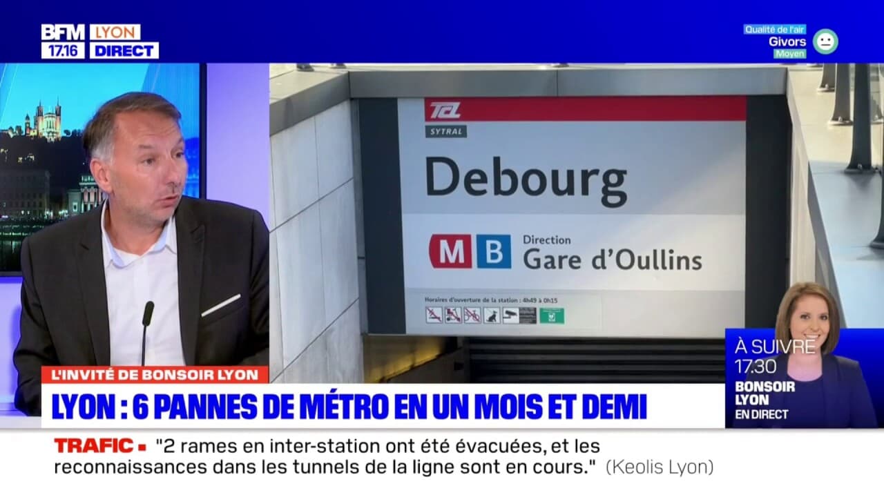 Pannes Dans Le Métro De Lyon: "Cette Situation N'est Pas Acceptable ...