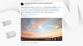 Un "grand bolide diurne" a été observé dans le ciel de l'Espagne et du sud-ouest de la France le 16 janvier 2023