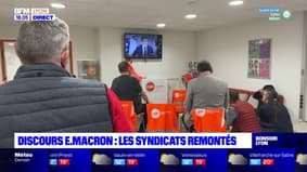 Discours d'Emmanuel Macron : les syndicats remontés