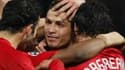 Par un doublé, l'international portugais de MU a éteint les derniers espoirs de qualification d'Arsenal
