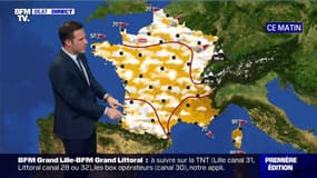 De la pluie sur le nord du pays et un temps plus calme ailleurs ce mercredi