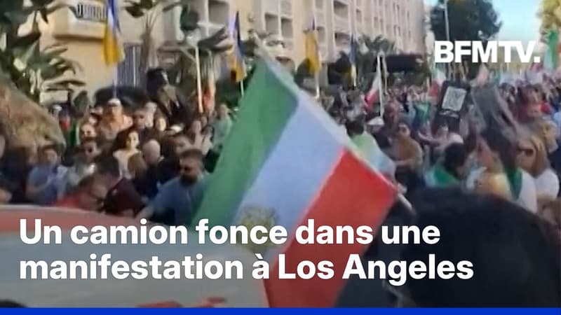États-Unis: un camion fonce dans une manifestation de soutien au peuple iranien et fait deux blessés