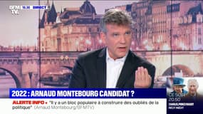 2022: Arnaud Montebourg milite pour "une candidature unique" à gauche