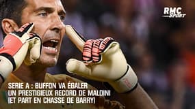 Serie A : Buffon va égaler un prestigieux record de Maldini (et part en chasse de Barry)