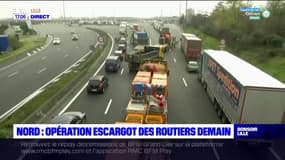 Nord: les routiers prévoient une opération escargot ce samedi