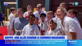 Une allée Eugenie Le Sommer inaugurée à Dieppe