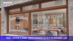 FOCUS : Portes ouvertes les 25 et 26 novembre chez Couture & Scrap à Gap