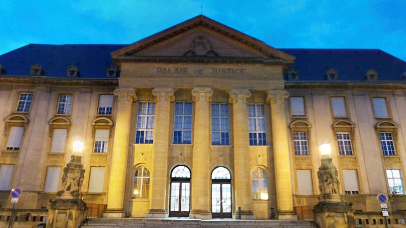 Le tribunal de Sarreguemines, en Moselle. 