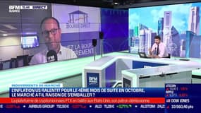 Romain Daubry (Bourse Direct.) : Le marché a-t-il raison de s’emballer face à l’inflation US qui ralentit pour le 4ème mois de suite en octobre, le marché a-t-il raison de s’emballer - 11/11