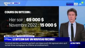 Le bitcoin bat un nouveau record à plus de 69.000 dollars