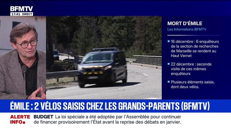 Marschall Truchot : Deux vélos saisis chez les grands-parents d'Émile (BFMTV) - 23/12