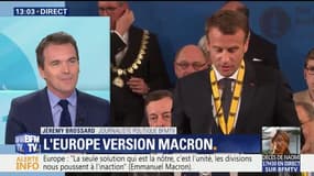 Ce qu'il faut retenir du discours de Macron sur l'Europe à Aix-la-Chapelle