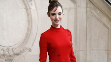 Louise Bourgouin au défilé Christian Dior Haute Couture