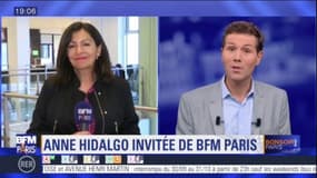 "Paris fait figure de modèle et montre que quand on agit, on arrive à faire reculer la pollution", selon Anne Hidalgo qui admet qu'il "reste beaucoup à faire"