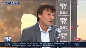 “On ne soupçonne pas l'efficacité des services de l’Etat” face aux épisodes de neige et de crue, affirme Nicolas Hulot, ministre de la Transition écologique et solidaire