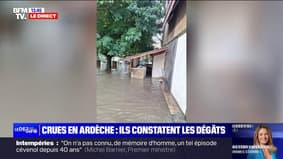 Inondations en Ardèche: "Il va falloir reconstruire l'intérieur comme l'extérieur", déplore ce restaurateur