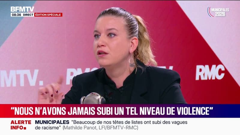 "Jamais aucune formation politique n'avait été autant attaquée", assure Mathilde Panot, présidente du groupe LFI à l'Assemblée nationale