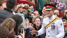 Le prince Harry, à Canberra le 6 avril 2015