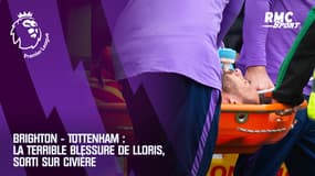 Brighton - Tottenham : la terrible blessure de Lloris, sorti sur civière