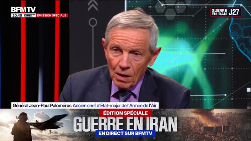 Guerre au Moyen-Orient: "On ne peut pas faire une guerre contre la population", déclare le général Jean-Paul Paloméros, ancien chef d'État-major de l'Armée de l'Air