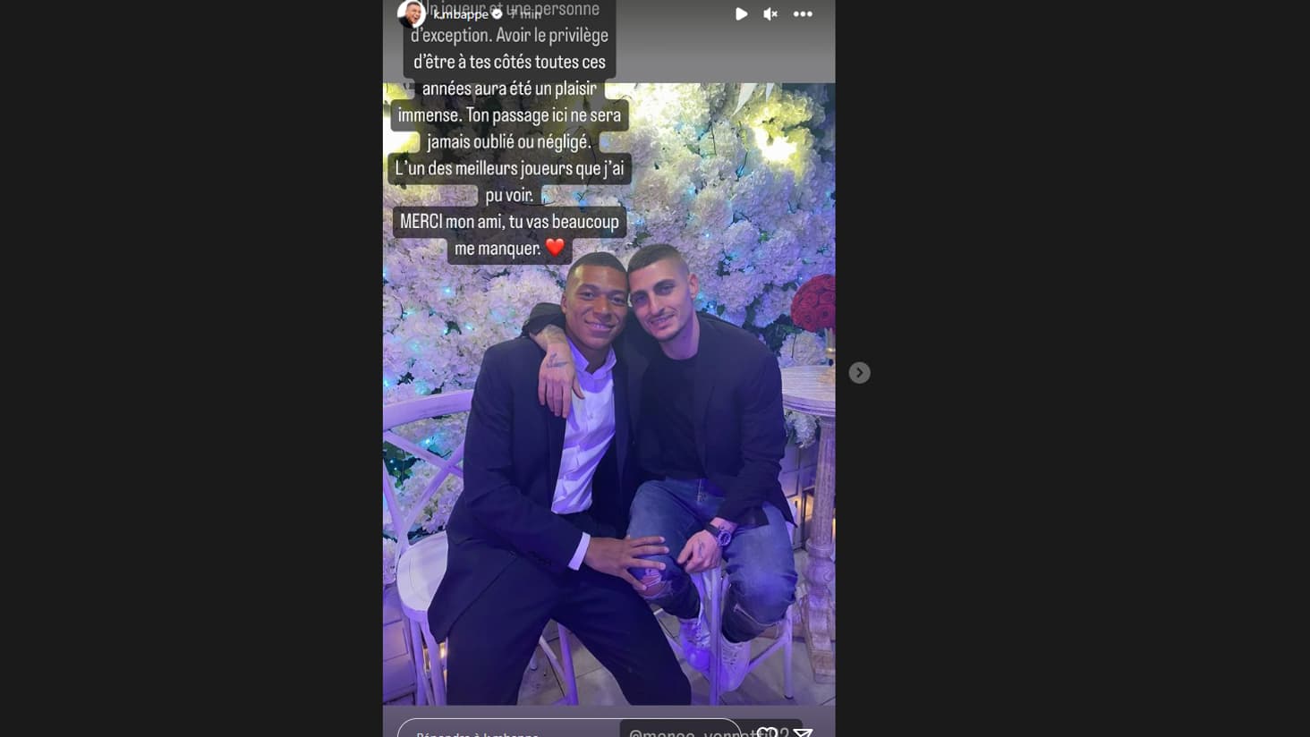 Mbappé sur Verratti Mbappé sur Verratti