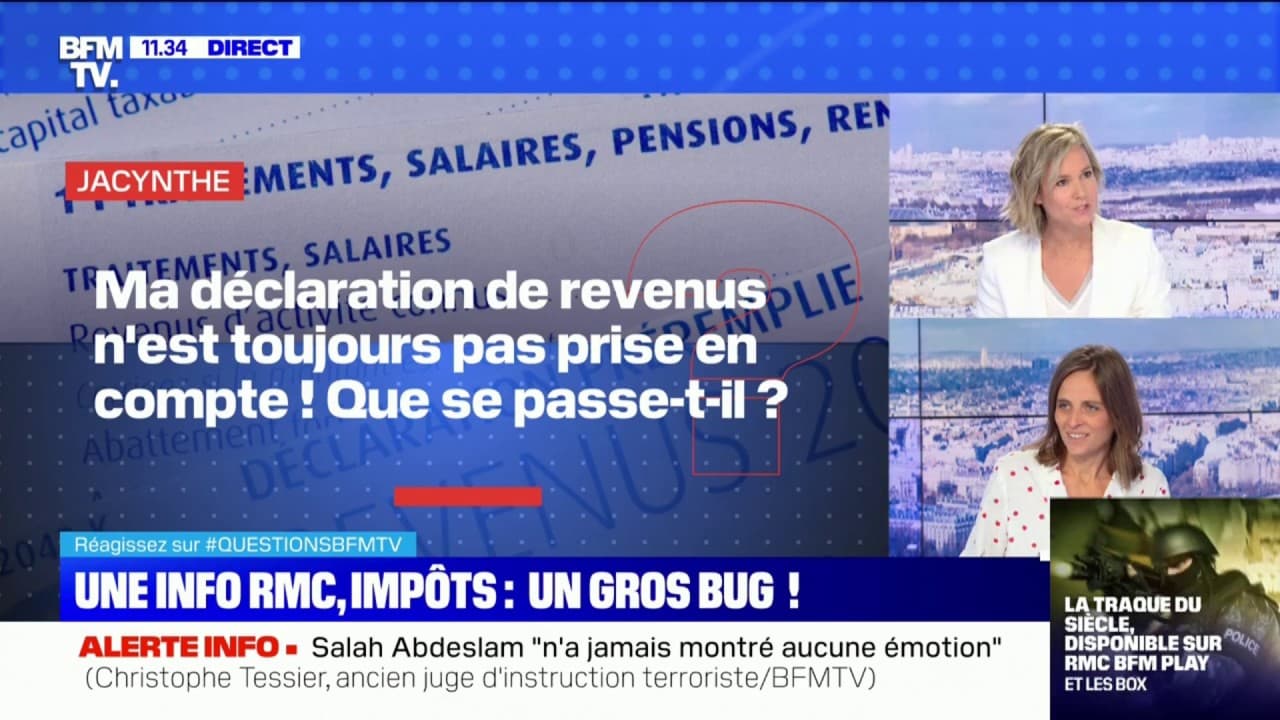 comment savoir si ma déclaration de revenus a été prise en compte